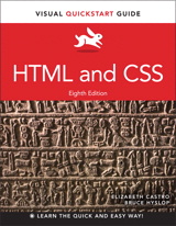HTML and CSS Visual Quickstart Guide book cover